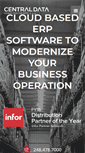 Mobile Screenshot of centraldata.com