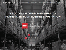 Tablet Screenshot of centraldata.com